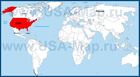 Американская карта мира
