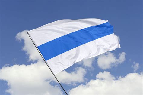 Бело синий флаг чей