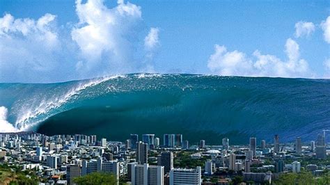 Видео про цунами