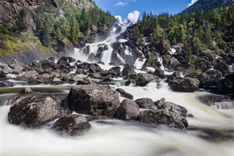 Водопады горного алтая