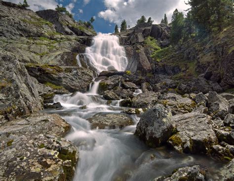 Водопады горного алтая