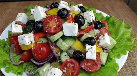 Греческий салат ингредиенты классический
