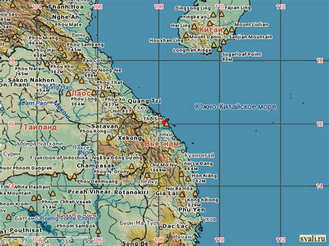 Дананг вьетнам на карте