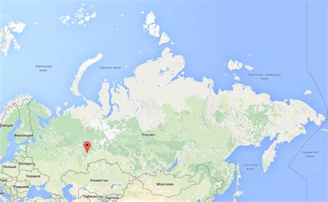 Екатеринбург на карте россии показать