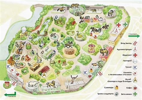 Зоопарк санкт петербург на карте