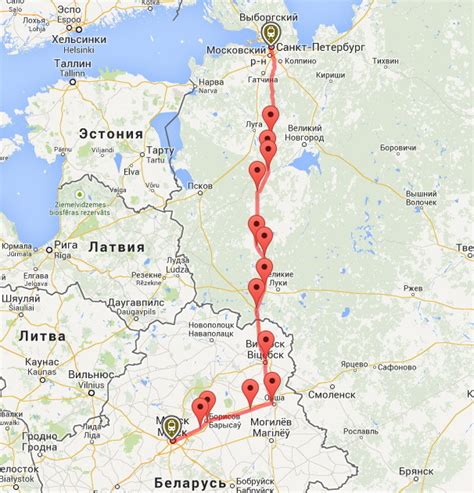 Ижевск санкт петербург расстояние