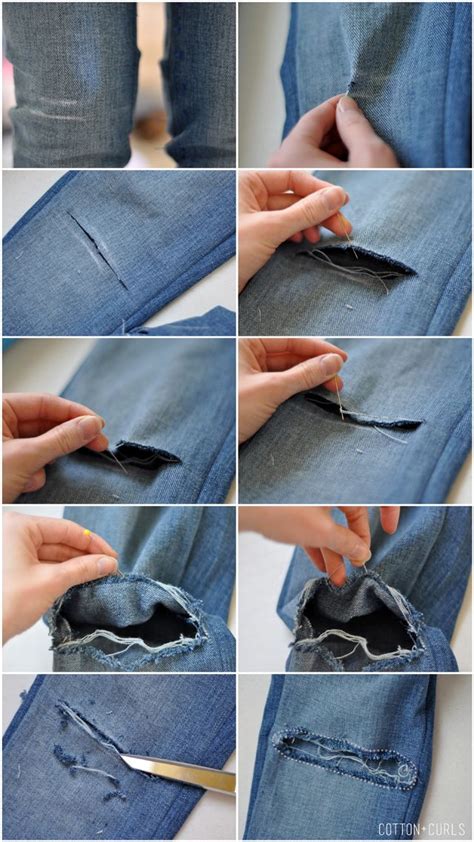 Как зашить штаны