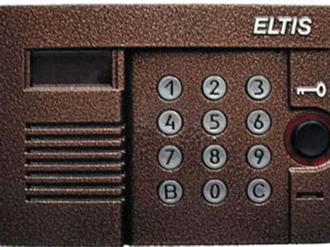 Как открыть домофон eltis без ключа коды