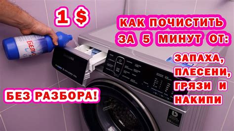 Как почистить стиральную машину автомат от грязи и запаха в домашних условиях внутри машины