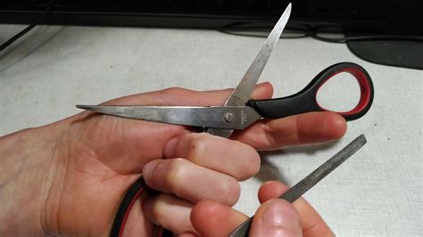 Как правильно наточить ножницы