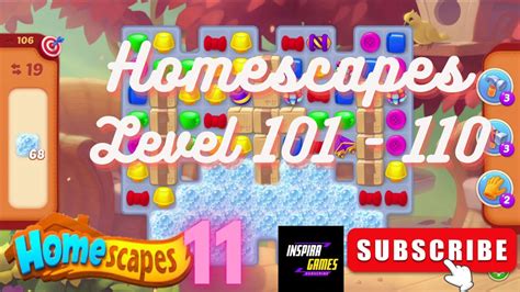 Как пройти 110 уровень в homescapes