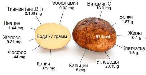 Какие витамины в картофеле