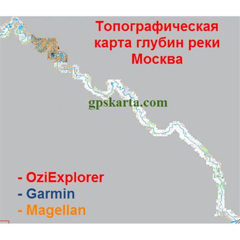 Карта глубин москва реки