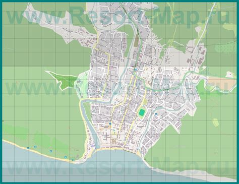 Карта дагомыса с улицами