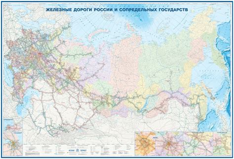 Карта железных дорог россии онлайн