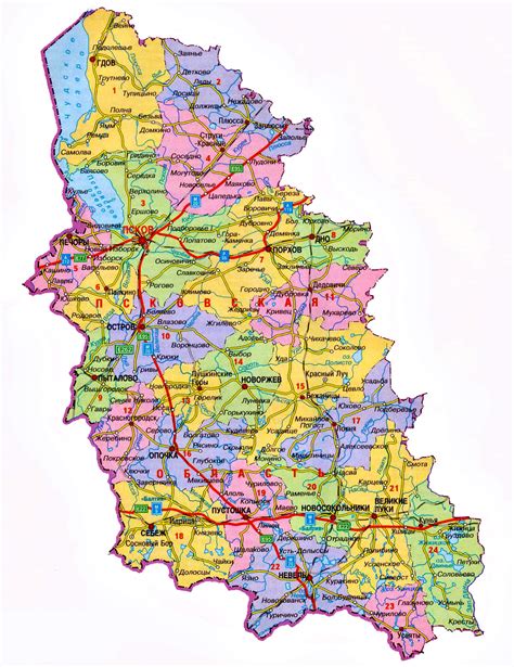 Карта кбр с населенными пунктами