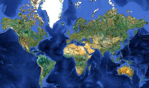 Карта мира со спутника в реальном времени 2022