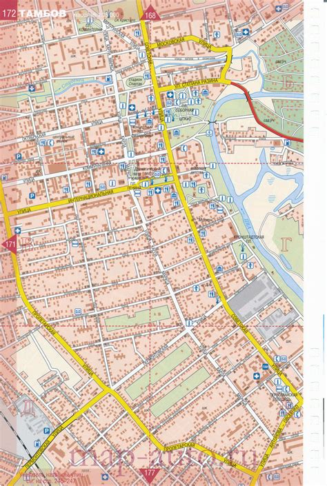 Карта тамбова с улицами и домами подробно