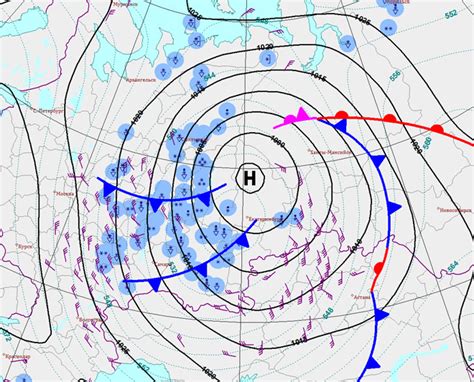 Карта циклонов онлайн в реальном времени