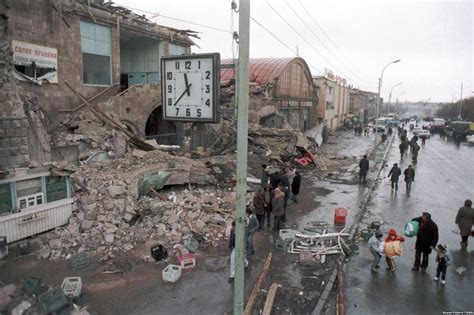 Когда было землетрясение в армении