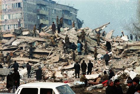 Когда было землетрясение в армении