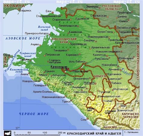 Курганинск краснодарский край на карте