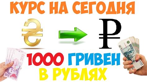 Курс гривен к рублю на сегодня