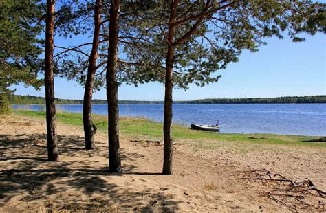 Липовское озеро в ленинградской