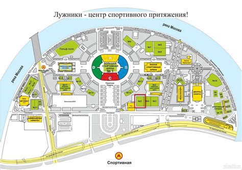 Лужники на карте москвы