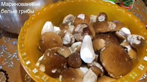Маринованные грибы на зиму рецепт