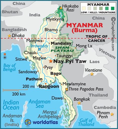 Мьянма где находится