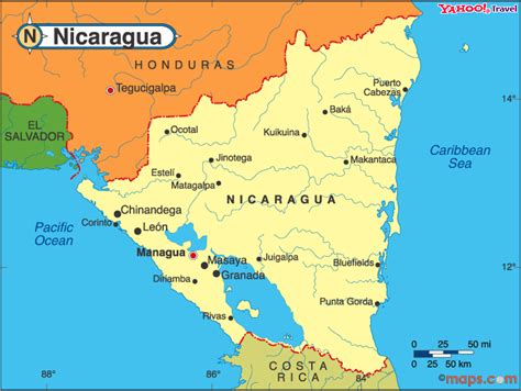 Никарагуа где находится