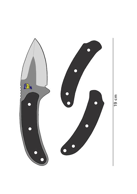 Нож скорпион из стандофф 2 чертеж