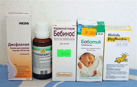 При коликах у новорожденных лекарства