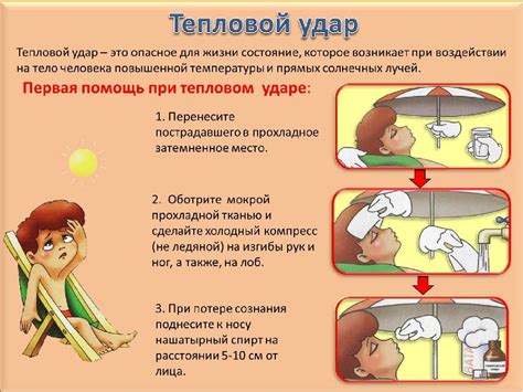 Признаки теплового удара у ребенка