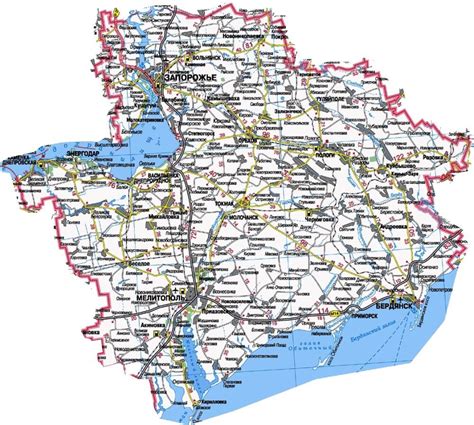 Приморск запорожская область на карте