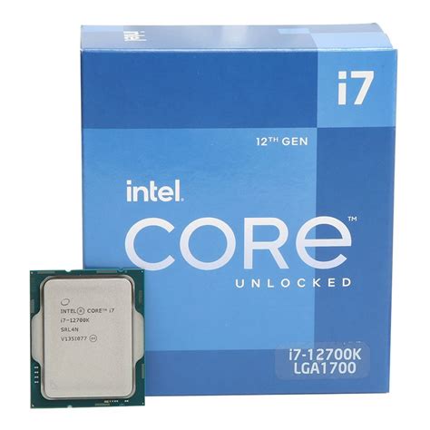 Процессор intel core i7 12700k