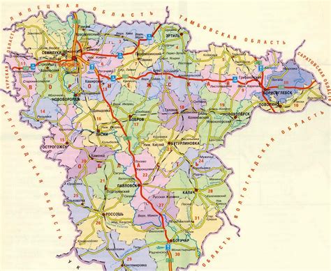 Публичная карта росреестра воронежской области
