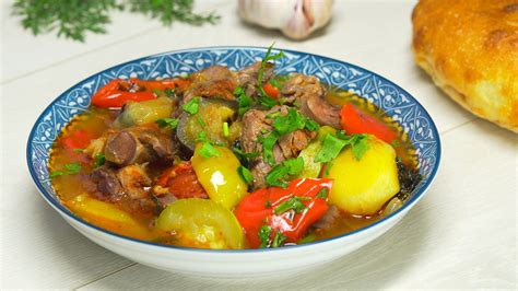 Рагу из овощей с мясом и картошкой рецепт