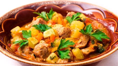 Рагу из овощей с мясом и картошкой рецепт
