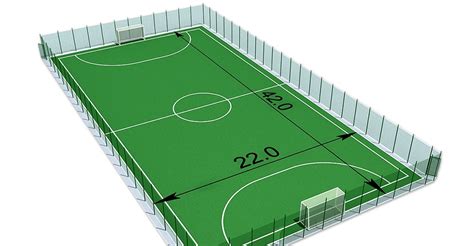 Размер поля для мини футбола