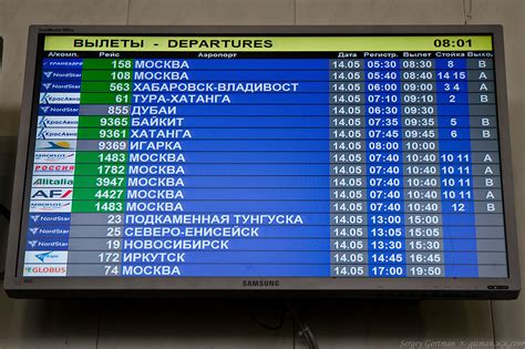 Расписание аэропорт южно сахалинск