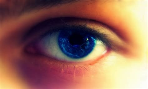 Синие глаза рассвет