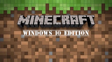 Скачать minecraft windows 10 edition