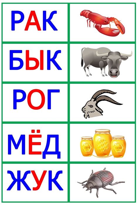 Составление слов из букв на русском