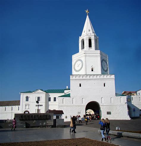 Спасская башня казанский кремль