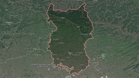 Спутниковая карта омской области в реальном времени