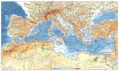 Средиземноморье на карте