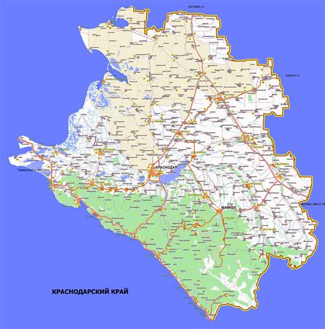 Тихорецк краснодарский край на карте