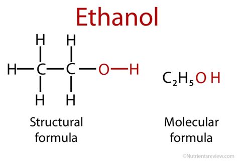 Формула этанола